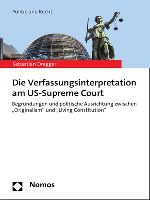 cover image of Die Verfassungsinterpretation am US-Supreme Court